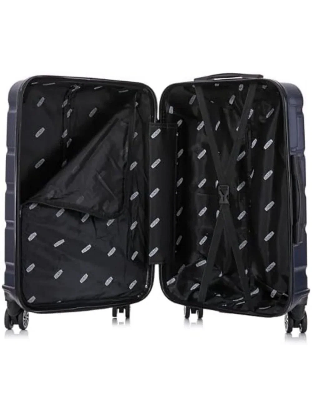 Large 28-Inch Hardside Spinner Luggage - Durable, Zippered, Stylish Blue Travel